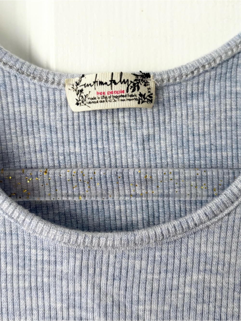 High Neck Ribbed Crop - Picture 5 of 6